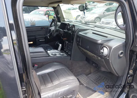 2005 Hummer H2 Suv из США, поврежденный, VIN 5GRGN23U85H125037